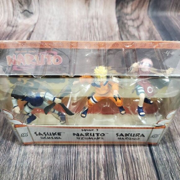 Read 2007 Mattel Shonen Jump Naruto Squad 7 action figure Sasuke Naruto Sakura. - Picture 7 of 11